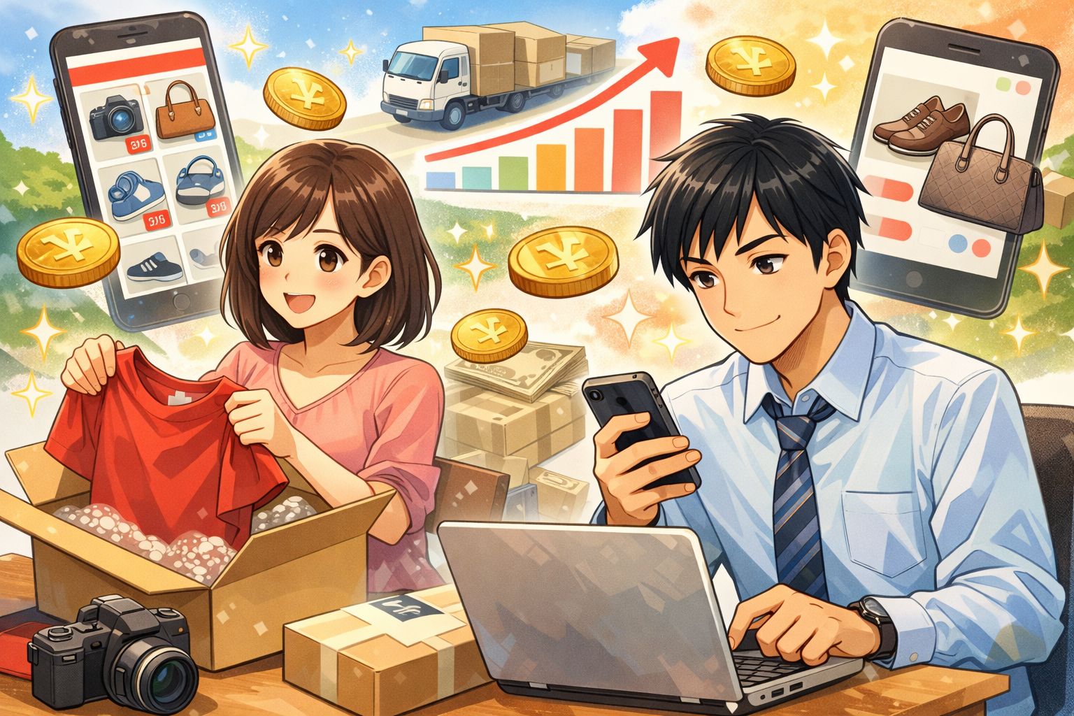 兼業 メルカリは稼げる？