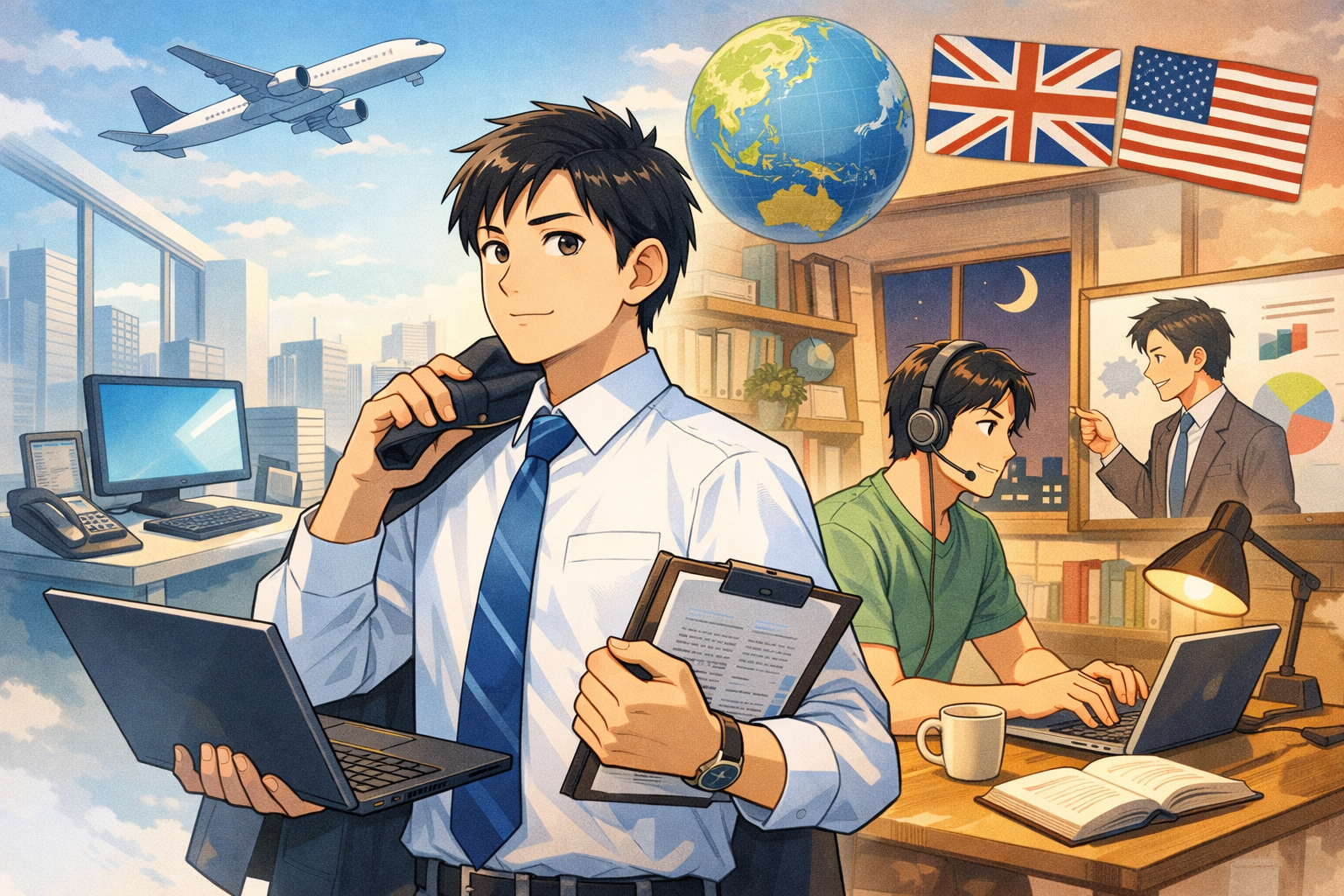 兼業 英語はどう訳す？