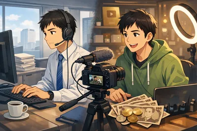 兼業 ユーチューバーは稼げる？