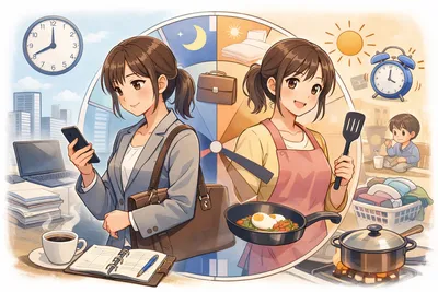 兼業主婦 タイムスケジュールはどう組む？